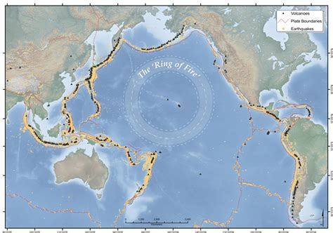 The Pacific 'Ring of Fire'. : r/MapPorn