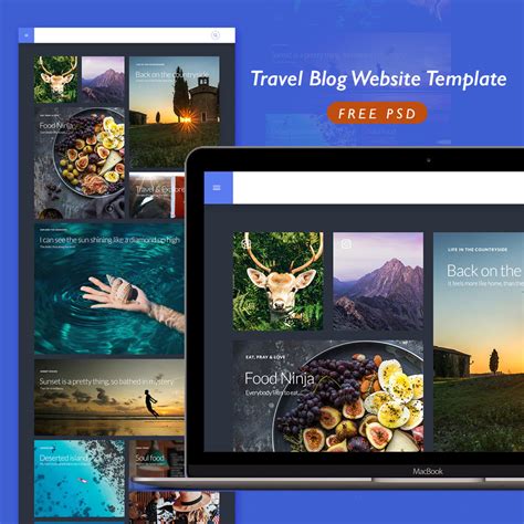 Travel Blog Website Templates