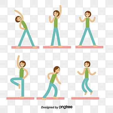 Warm Up Exercises For Kids Clipart Chinese