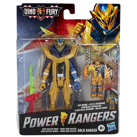 Power Rangers Dino Fury Dino Master Mode Gold Ranger 6-Inch Action ...