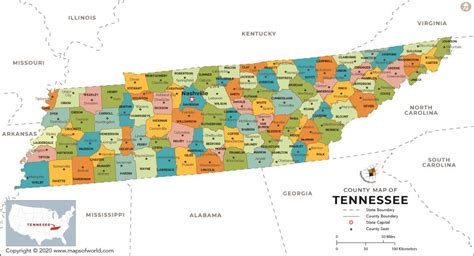 Tennessee Map Franklin County Regional