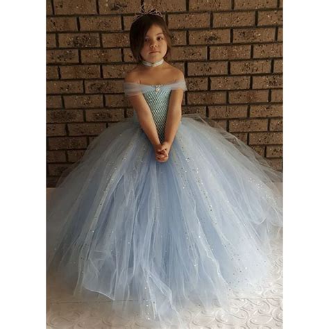 New Design Light Blue V shaped Gown Tutu Dress Blue Glittery Girls Tutu ...