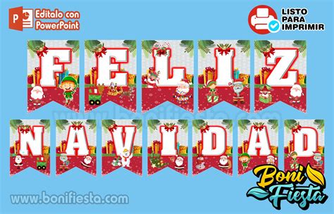 Banderín Feliz Navidad – Boni Fiesta