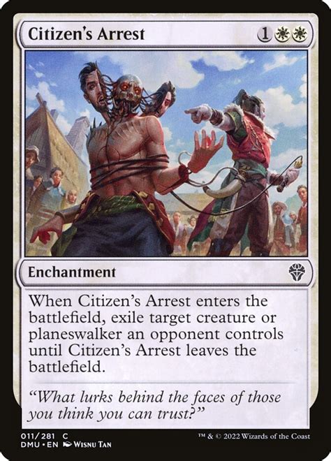 Citizen's Arrest · Dominaria United (DMU) #11 · Scryfall Magic The ...