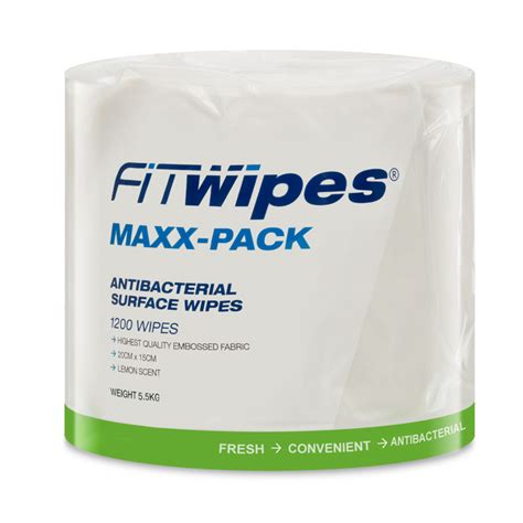 Antibacterial Gym Wipes | Maxx Pack Carton 4 x 1200 wipes - WOW Wipes