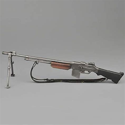 ZHWH 1/6 Scale Figure Doll Accessories, M1918 BAR Light Machine Gun ...