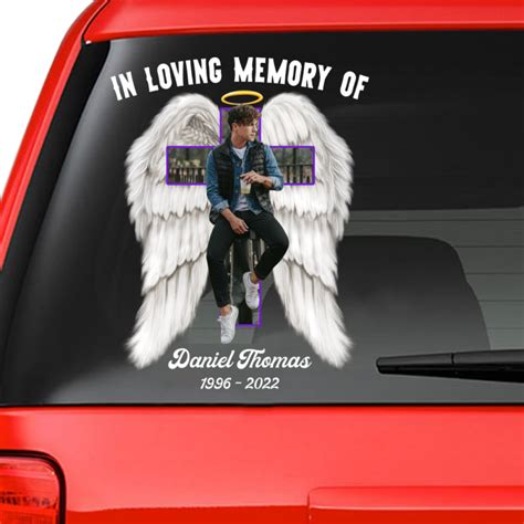 Custom In Loving Memory Sticker Memory Decal Car : In Loving Memory De ...