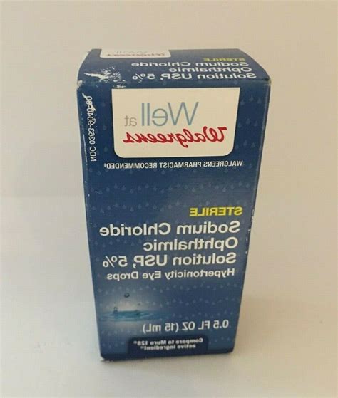 Sodium Chloride Ophthalmic Solution USP 5%Hypertonicity Eye Drops