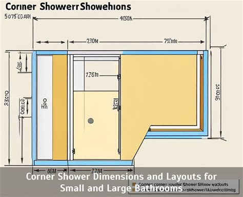 Corner Shower Dimensions and Layouts for Small and Large Bathrooms ...