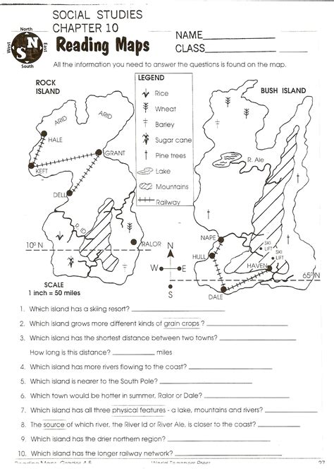 Map Scale Practice Worksheets