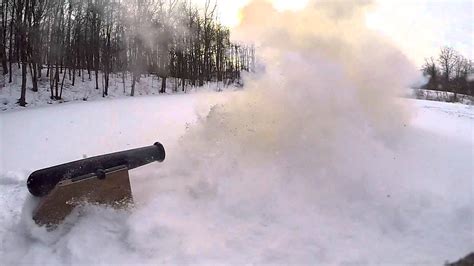 Cannon fires in slow motion - GoPro - YouTube