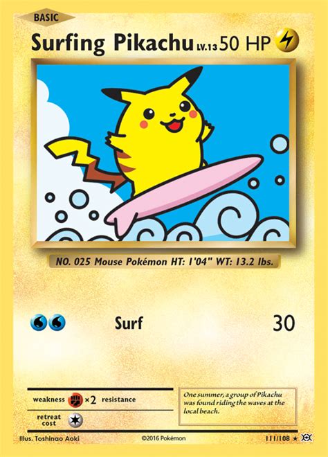 Surfing Pikachu - Evolutions - Secret Rare - Pokemon TCG - DigitalTQ