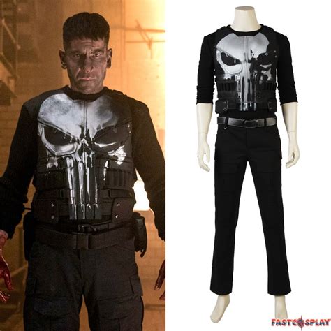 The Punisher Frank Punisher Cosplay Costume