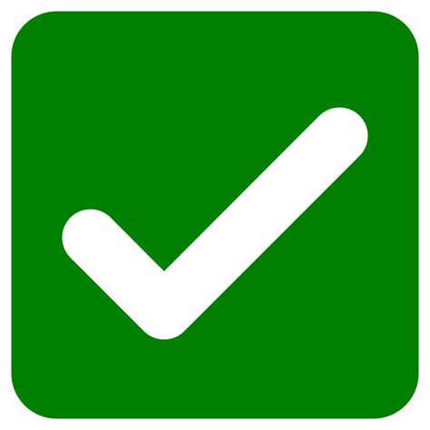 Green Tick Emoji Png