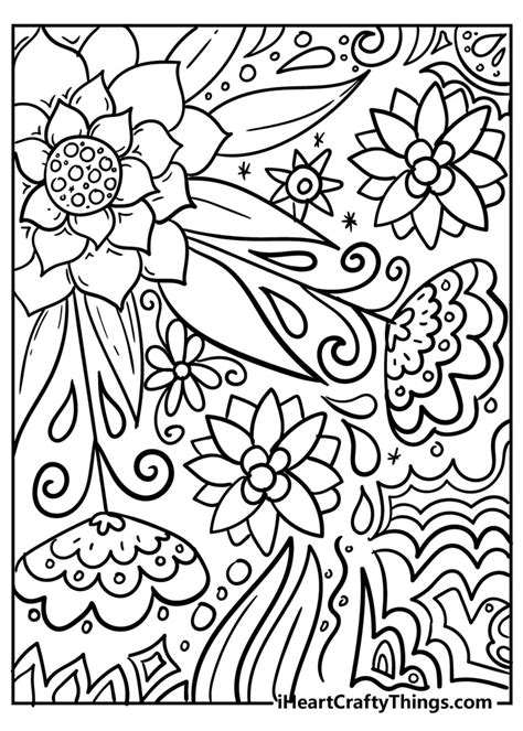 Flowers Printable Coloring Pages