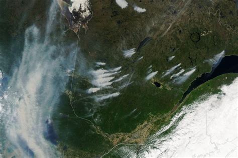 news sciences: Canadian wildfire smoke covers northeastern US