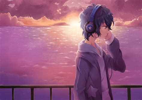 The Best 23 Cool Anime Boy With Headphones Drawing - Yamato Wallpaper