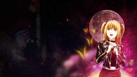 Misa Amane HD Wallpaper - Captivating Anime from Death Note