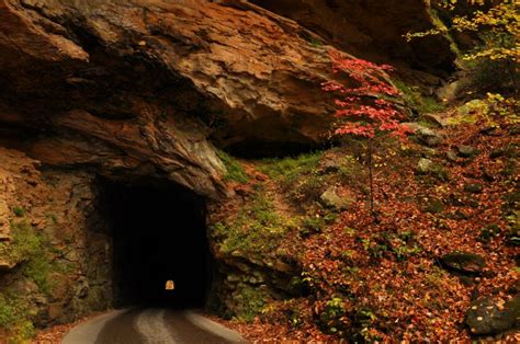 Nada Tunnel with fall colors | Reflections by Mike Loveridge