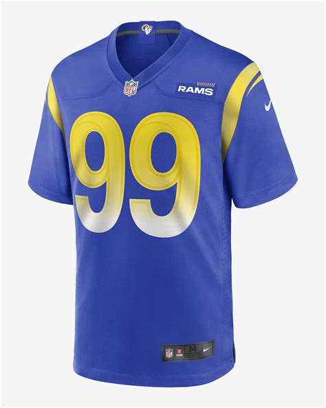 NFL Los Angeles Rams (Aaron Donald) Men's Game American Football Jersey ...