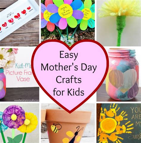 Easy Mother's Day Crafts for Kids - Stylish Life for Moms