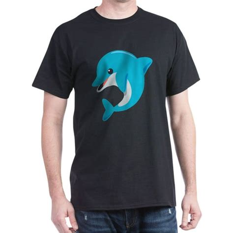 CafePress - Dolphin T-Shirt - 100% Cotton T-Shirt - Walmart.com ...