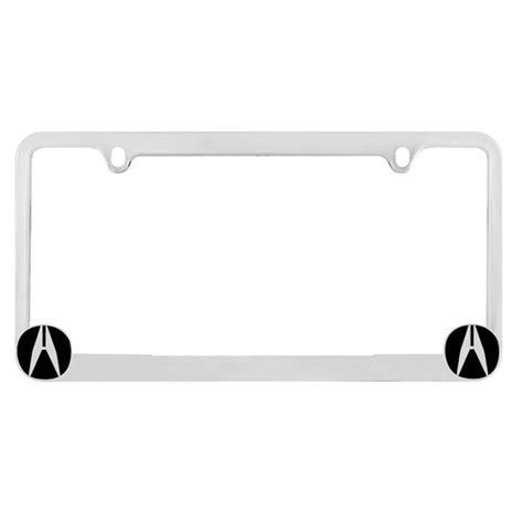 Acura Front License Plate Frame, Personalized Custom Chrome License ...