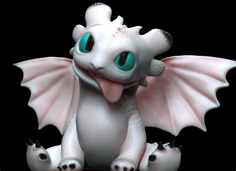 baby toothless 3D model 3D printable | CGTrader