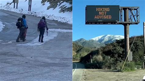 Mount Baldy: Amid search for Julian Sands, some hikers still braving ...