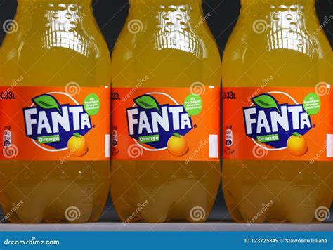 Fanta bottles of drinks editorial stock image. Image of 250ml - 123725849