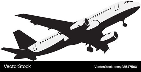 Airplane Royalty Free Vector Image - VectorStock