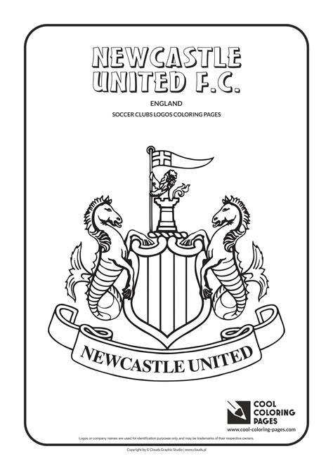 Cool Coloring Pages Newcastle United F.C. logo coloring page - Cool ...