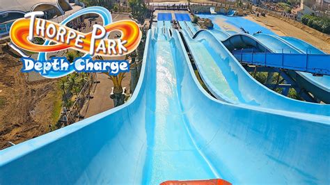 DEPTH CHARGE On & Off Ride POV at Thorpe Park (March 2022) [4K] - YouTube