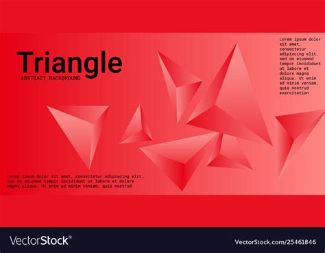 Abstract composition triangle Royalty Free Vector Image