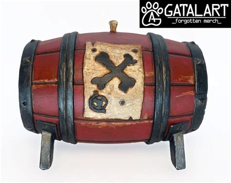 Sea of Thieves Gunpowder Barrel Keg Inspired Figure - Etsy