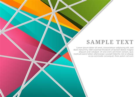 Abstract geometric colorful background 1263415 Vector Art at Vecteezy