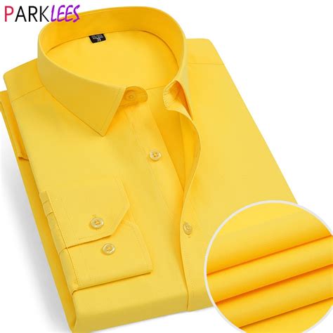 Yellow Mens Dress Shirts - ExpoShirts.com