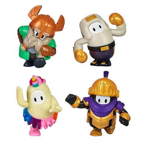 Fall Guys S2 Mini Figure - 4pk - Assorted