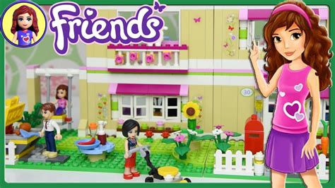 Lego Friends Olivia's House Set Building Review Play - Kids Toys - YouTube