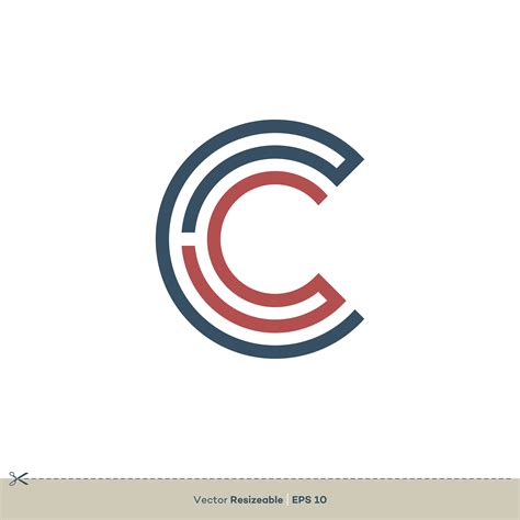 C Letter Vector Icon Logo Template Flat Design - Download Free Vector ...