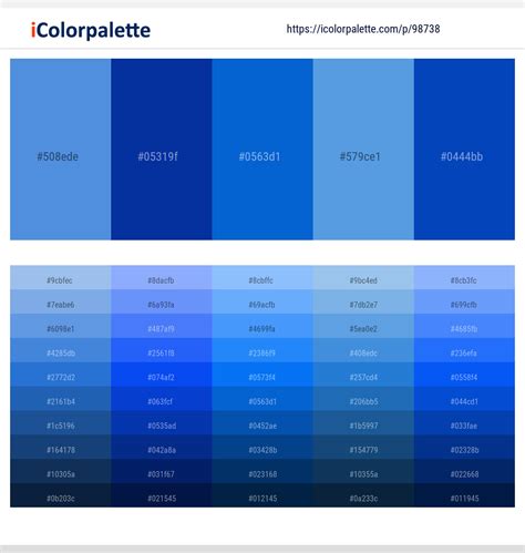 1 Latest Color Schemes with Havelock Blue And Cobalt Color tone ...