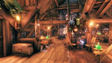 Valheim - Tavern Interior - The Pilgrimz Project | Viking house, Base ...