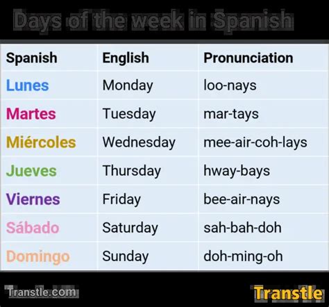 Days Of The Week in Spanish: Pronunciation, Sentences & Quiz