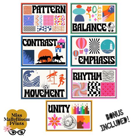 Principles of Design Poster Bundle, Classroom Decor,classroom Poster ...