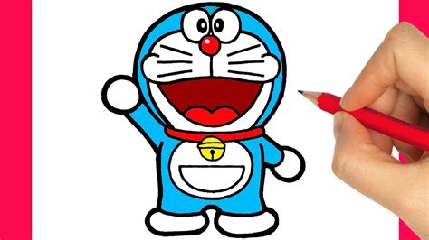 HOW TO DRAW DORAEMON - DRAWING DORAEMON EASY STEP BY STEP - HOW TO DRAW ...