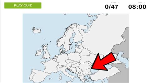 American Tries To Name All European Countries! Sporcle Europe Map Quiz ...