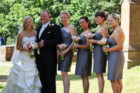 Prey pink bridesmaids & bride & groom | Bride, Bridesmaid, Pink bridesmaid