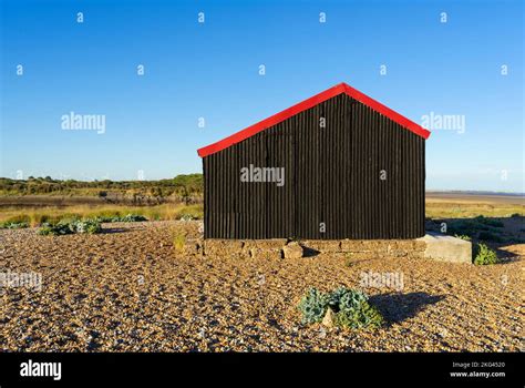 Rye Harbour Nature Reserve Red Roofed Hut Rye Harbour Rye Sussex ...