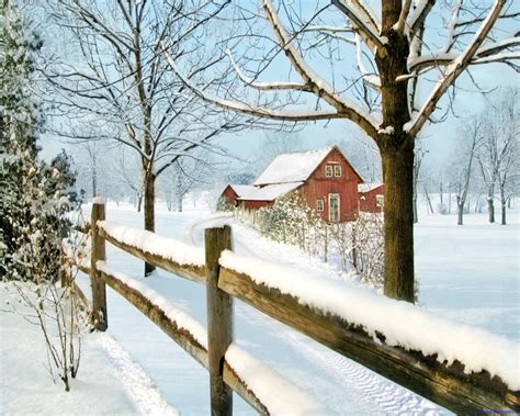 Winter Barn Scenes Wallpapers - 4k, HD Winter Barn Scenes Backgrounds ...