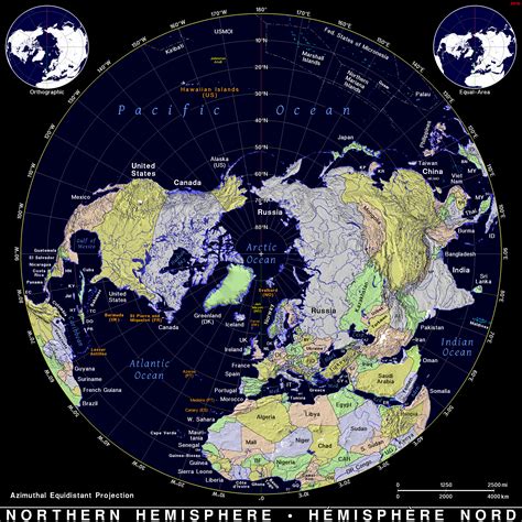 Northern Hemisphere Map